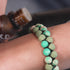 Jaspe Océanique Vert | Bronze à canon | Bracelet Diffuseur Pierre de Lave